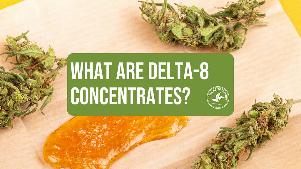 hemp flower and delta-8 shatter concentrate