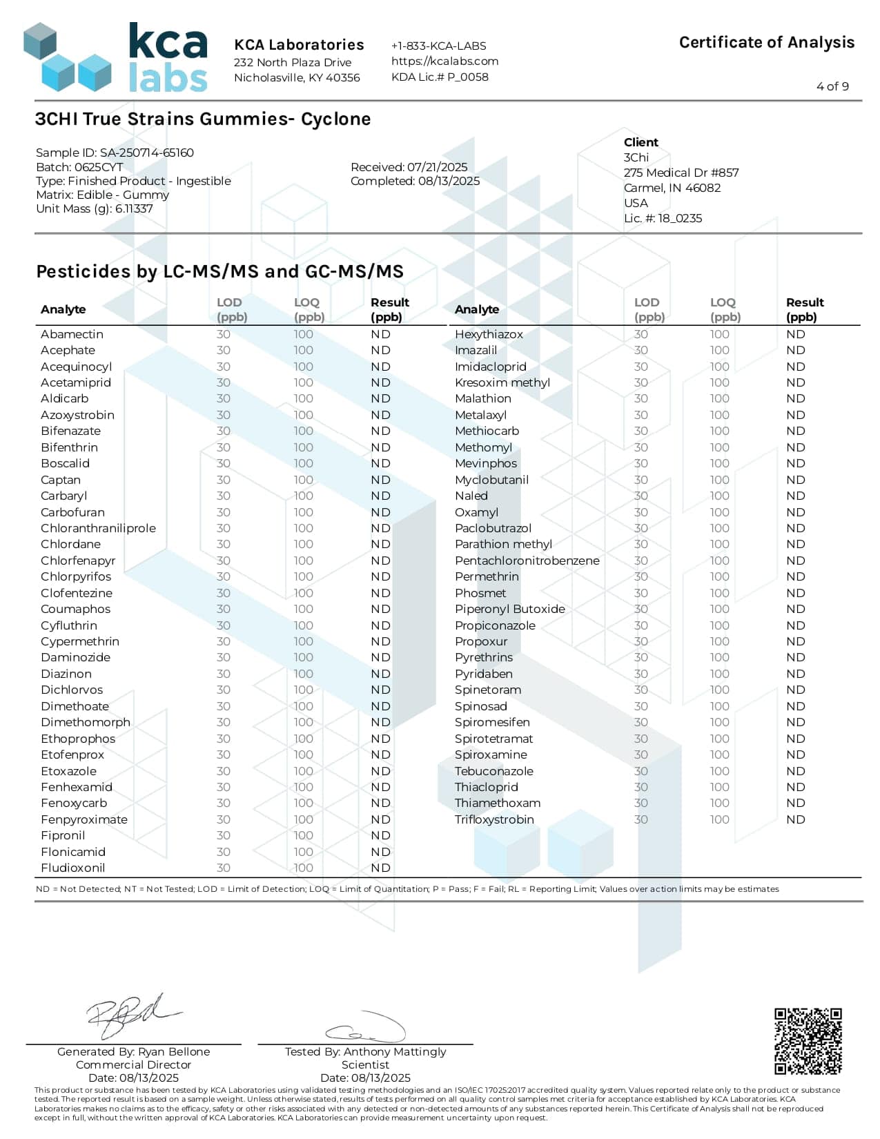 3Chi 15mg True Strains Microdose THC Blend Gummies - 20ct - Cyclone Sativa - Image 5