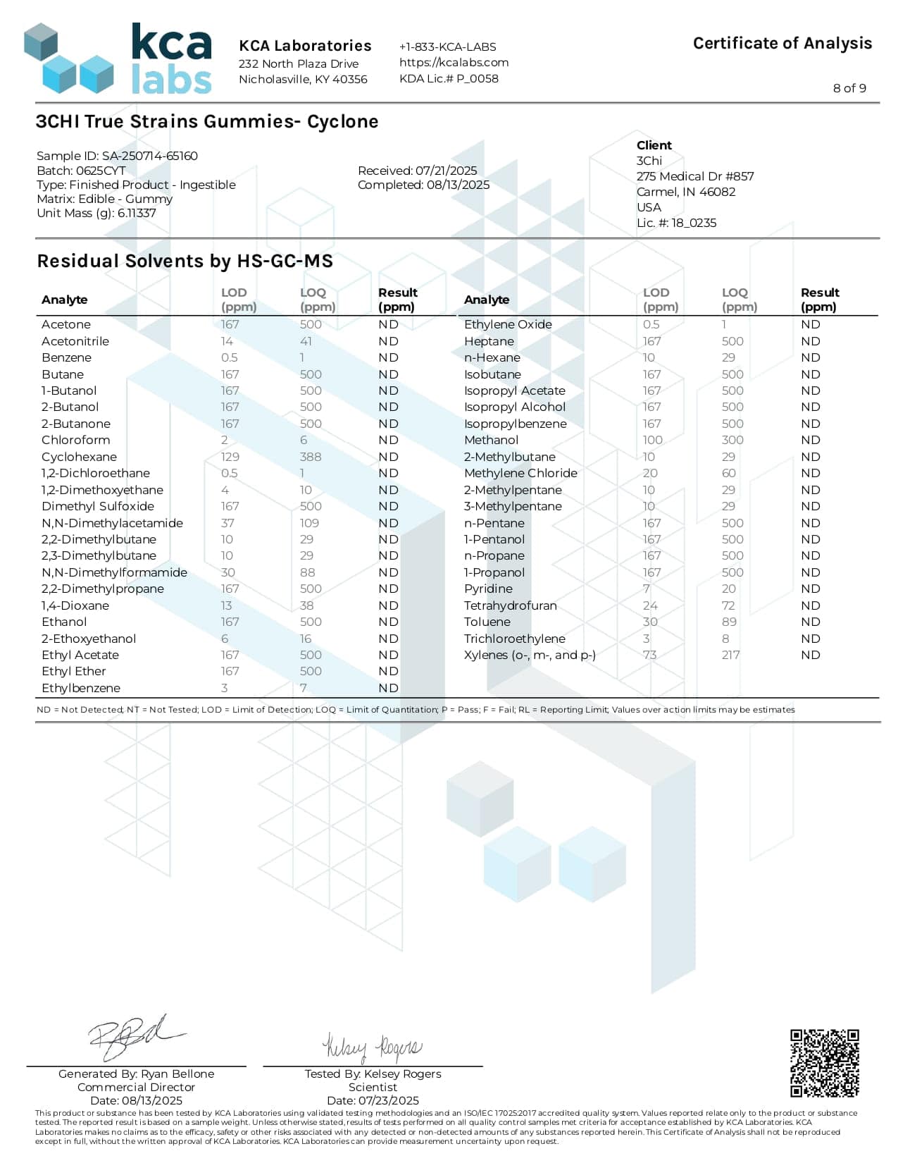 3Chi 15mg True Strains Microdose THC Blend Gummies - 20ct - Cyclone Sativa - Image 9