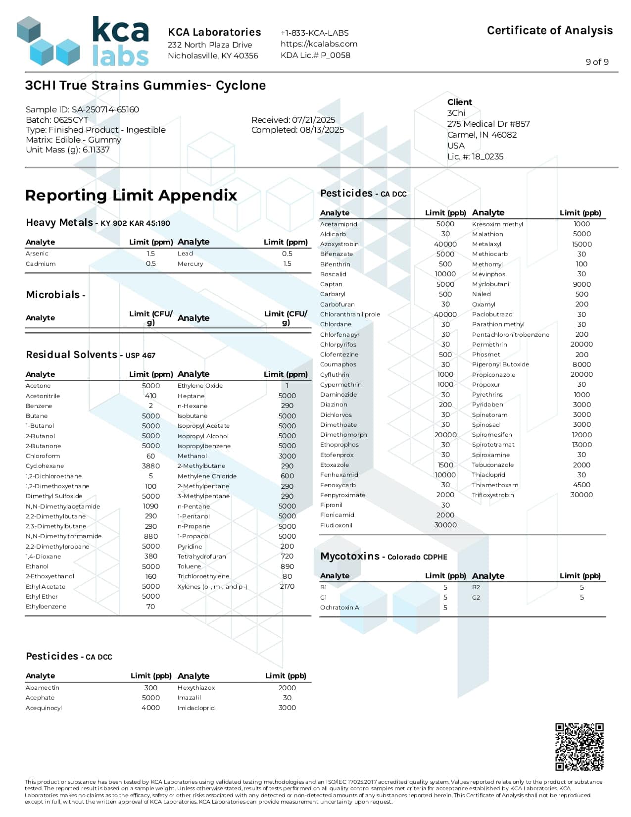 3Chi 15mg True Strains Microdose THC Blend Gummies - 20ct - Cyclone Sativa - Image 10