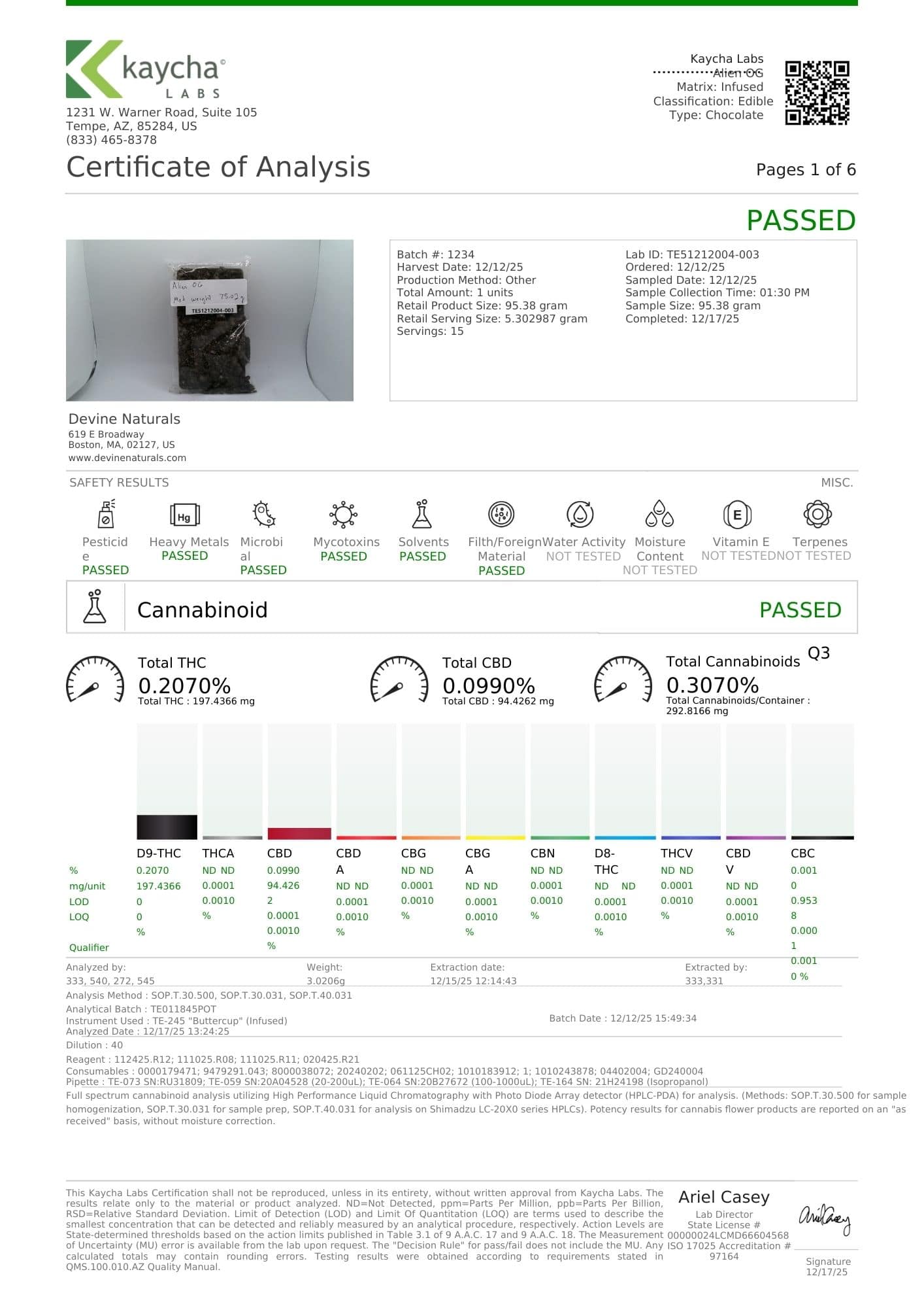 deVINE Cannabis Confections - 300mg THC Chocolate Bars - 7 Flavors - Image 12