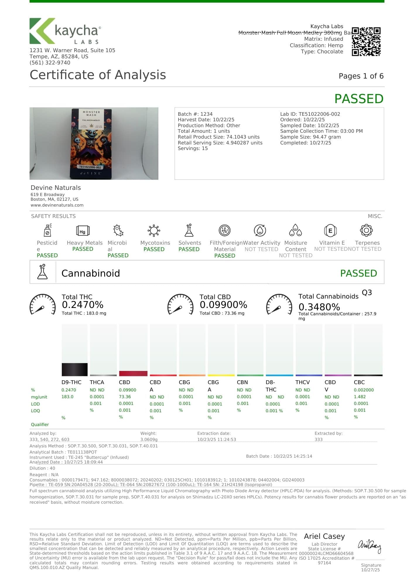 deVINE Cannabis Confections - 300mg THC Chocolate Bars - 7 Flavors - Image 17