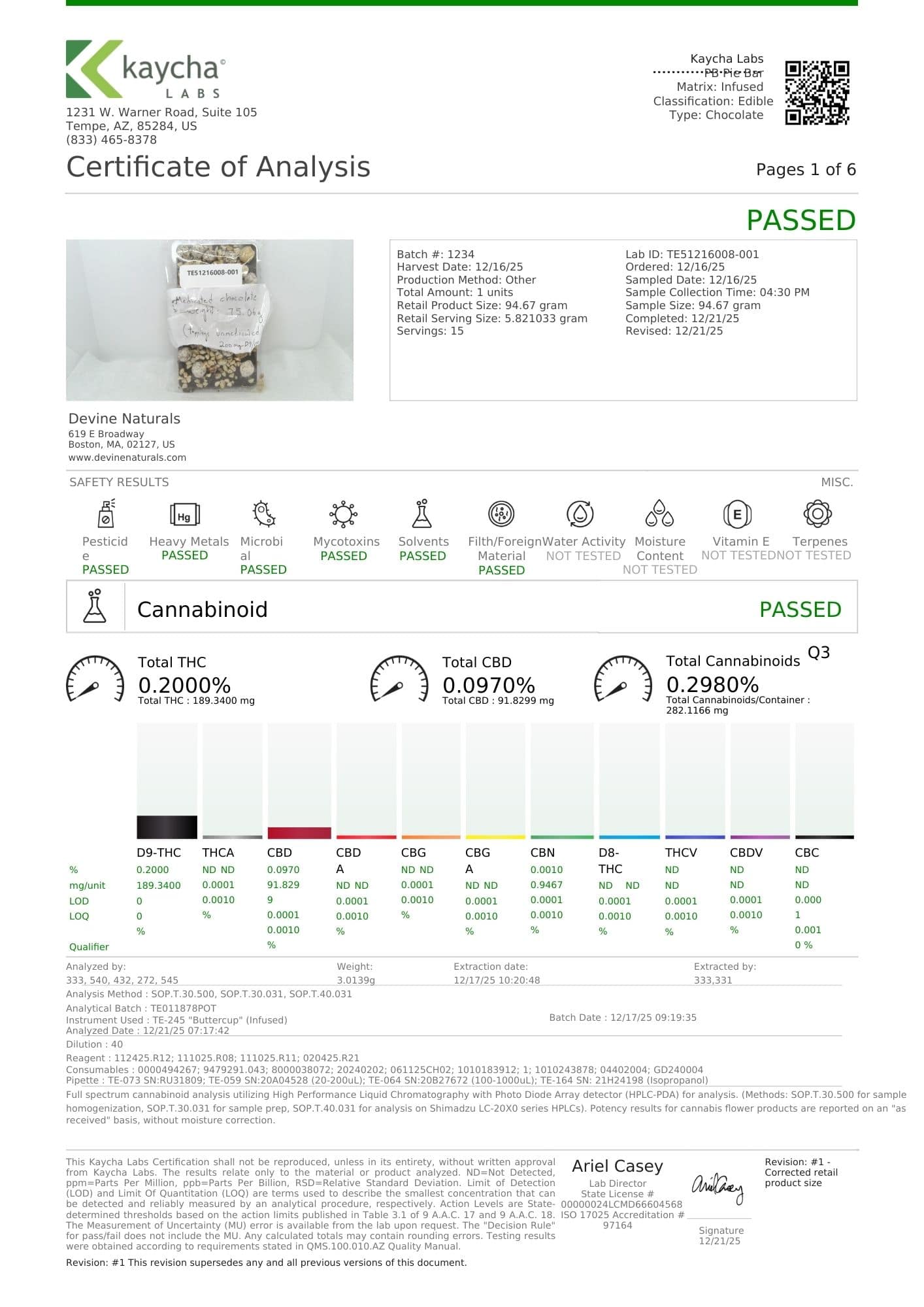 deVINE Cannabis Confections - 300mg THC Chocolate Bars - 7 Flavors - Image 18
