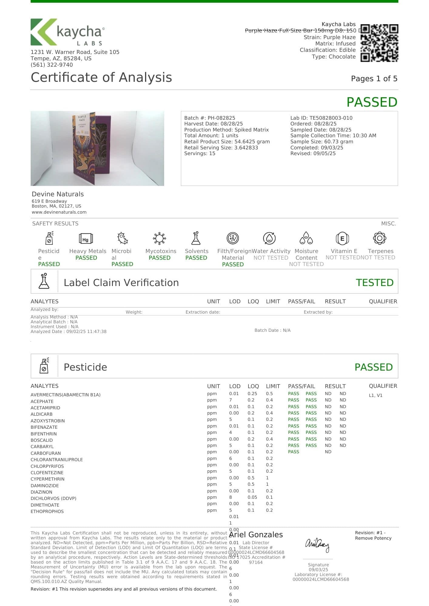 deVINE Cannabis Confections - 300mg THC Chocolate Bars - 7 Flavors - Image 19