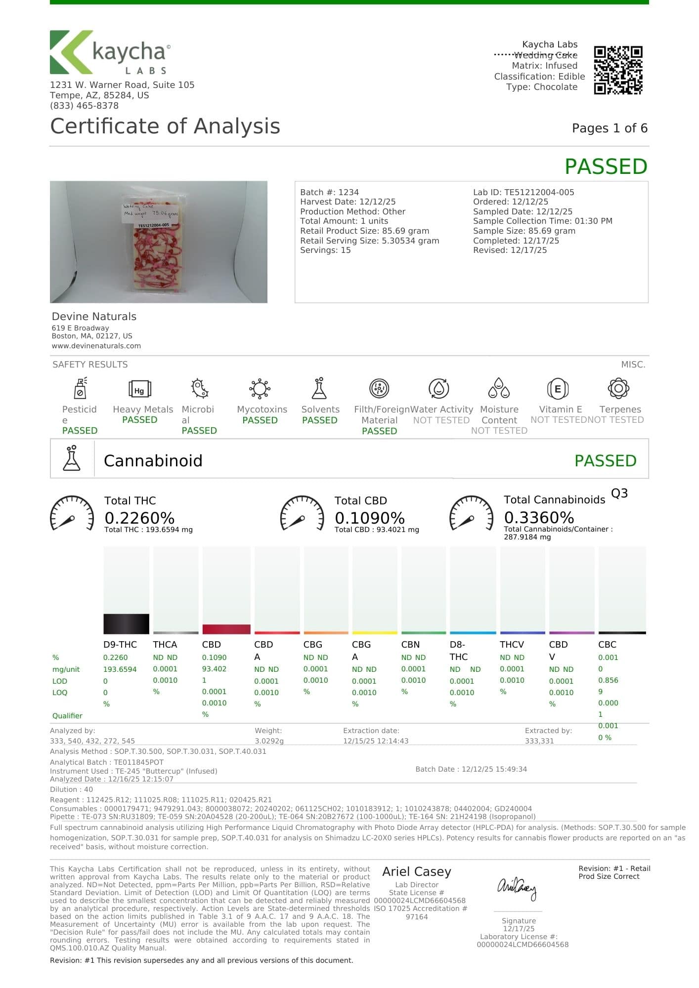 deVINE Cannabis Confections - 300mg THC Chocolate Bars - 7 Flavors - Image 20