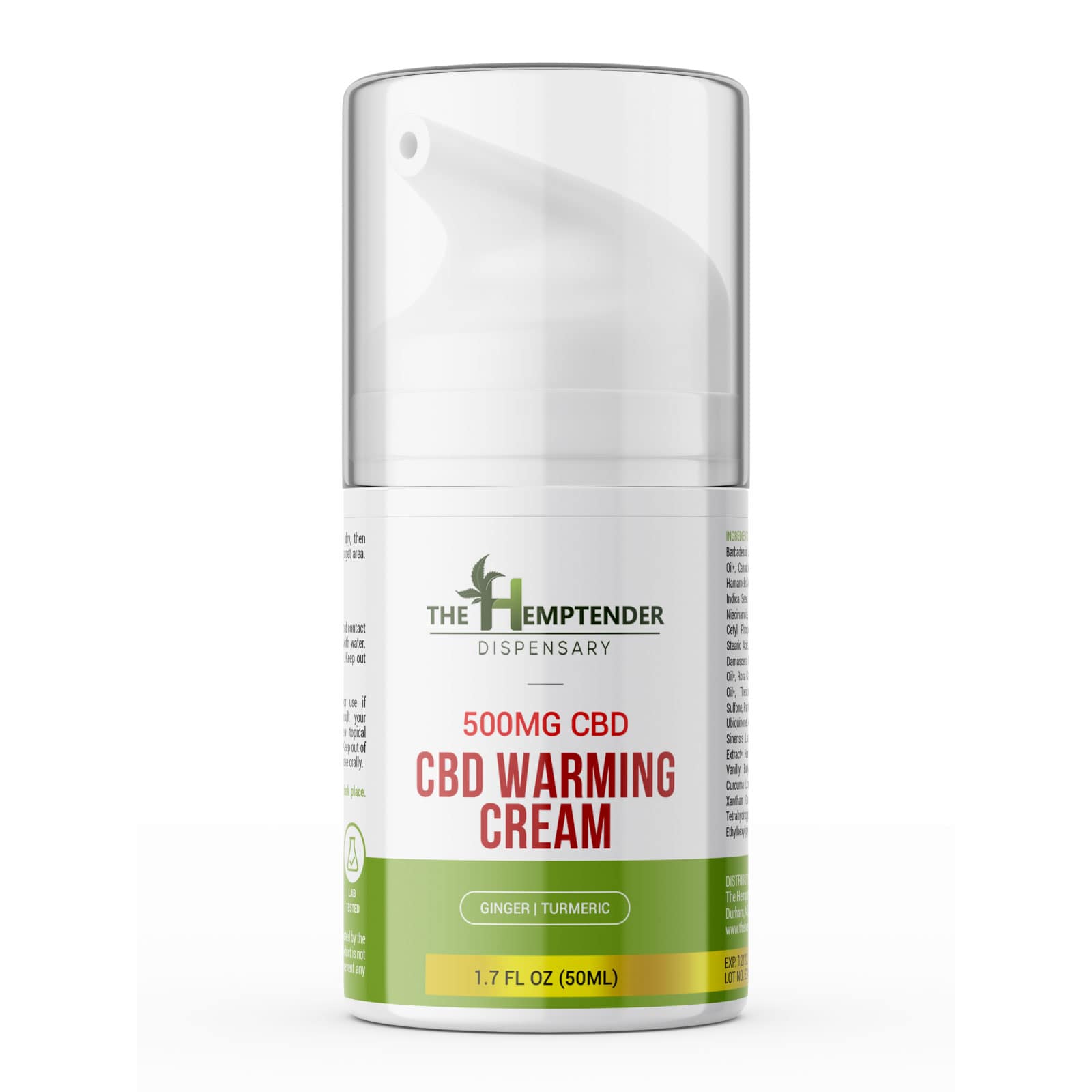 The Hemptender 1500mg THC-Free CBD Creams — 4 Varieties