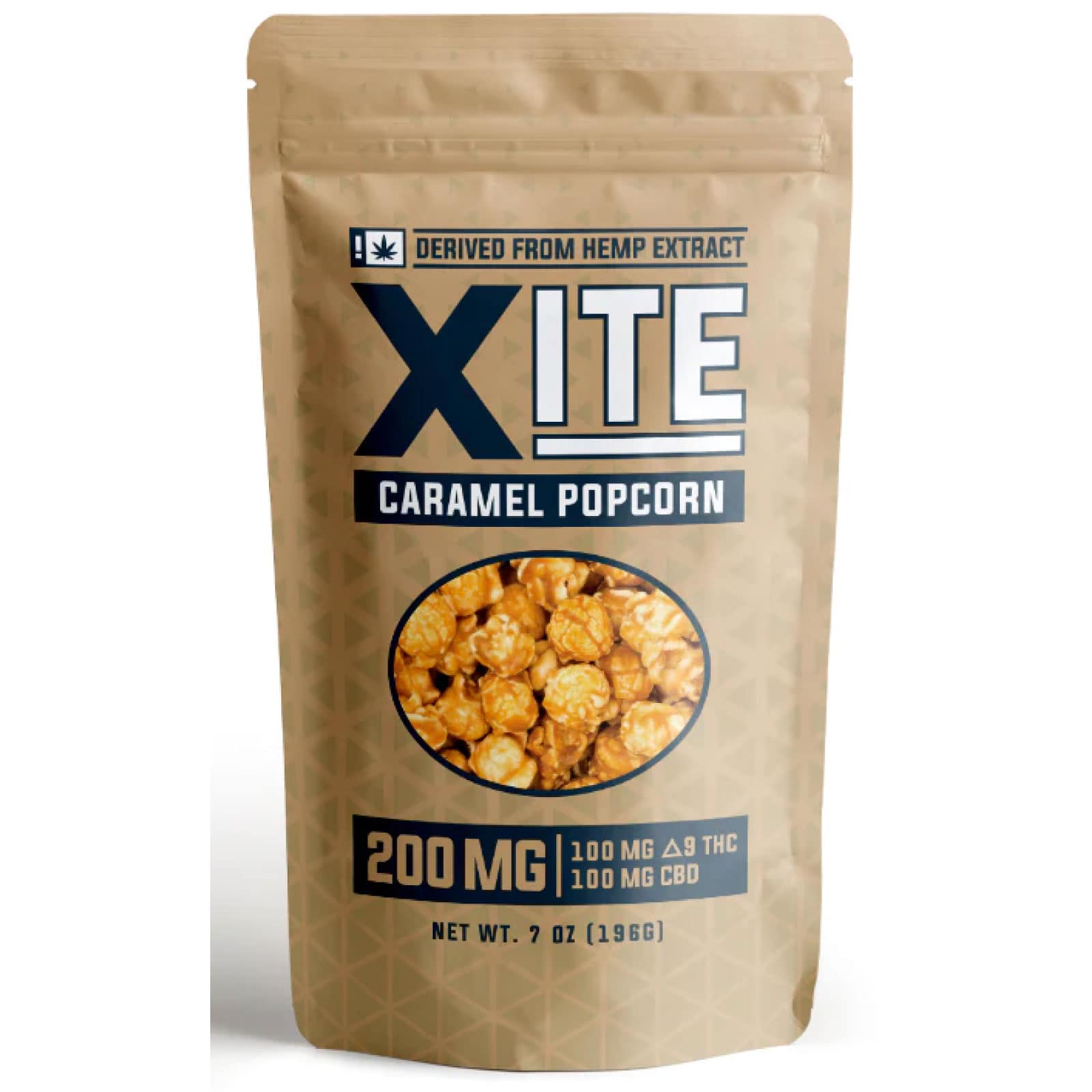 XITE 200mg Delta-9 THC + CBD Popcorn - Caramel Flavor
