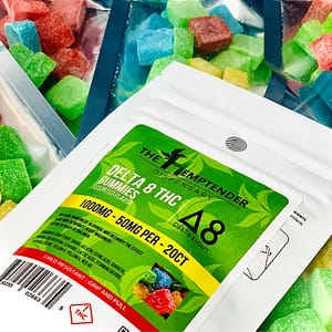 The Hemptender 50mg Delta-8 THC Gummies 20ct — Assorted Flavors