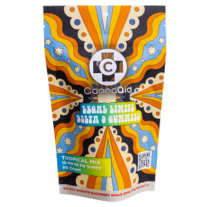 CannaAid 10mg Delta-9 THC Gummies (10ct or 30ct) — Tropical Mix