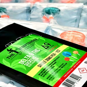 The Hemptender 25mg Delta-9 THC Suckers 3-6ct — Assorted Flavors