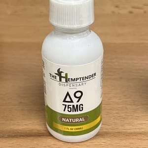 The Hemptender 75mg Delta-9 THC Tinctures  - Natural Flavor
